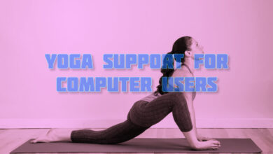 Yoga Support For Computer Users
