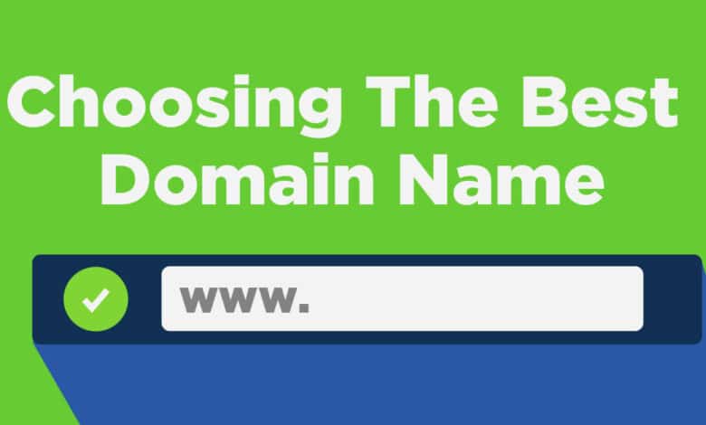 Selecting the Best Domain Name