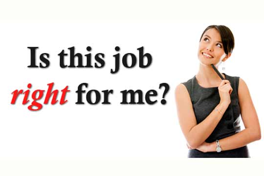 How To Know The Right Job For Yourself